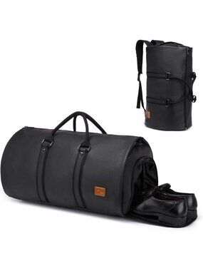 Convertible Travel Garment Bag & Duffel - 2-in-1 Carry-On for Business & Leisure